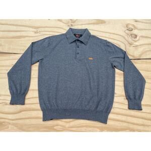 CASABLANCA Italian‎ Long Sleeve Polo Men’s Gray Luxury Quality SIZE SMALL
